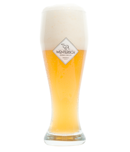 Wentersch Weizenglas, glas bij t Bockje in Bathmen