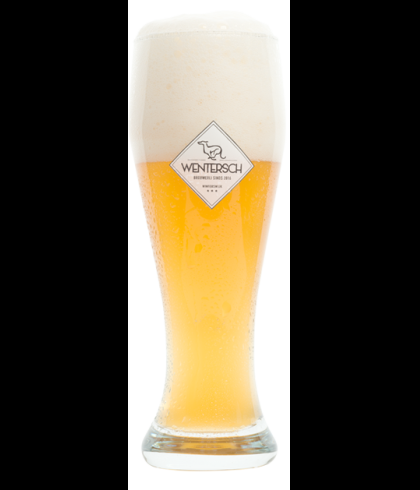 Wentersch Weizenglas, glas bij t Bockje in Bathmen