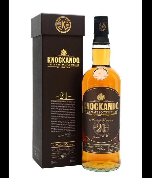 Knockando 21 Years Old Master Reserve bij t Bockje in Bathmen