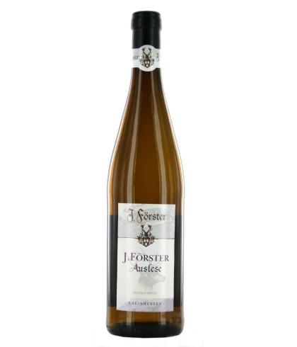 Fles J.Förster Rheinhessen Auslese, wijn op voorraad bij slijterij t Bockje in Bathmen
