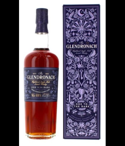 Fles GlenDronach Ode to the Dark, single malt whisky, op voorraad bij slijterij t Bockje in Bathmen