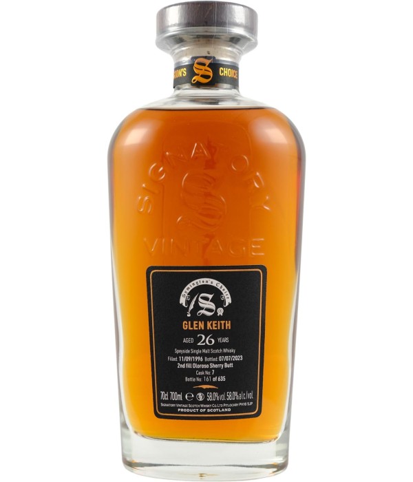 Signatory Vintage Glen Keith 26 Years Old 1996 #7 bij t Bockje in Bathmen