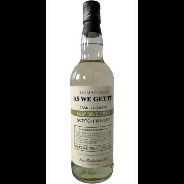 As we get it Cask Strength 60,4%