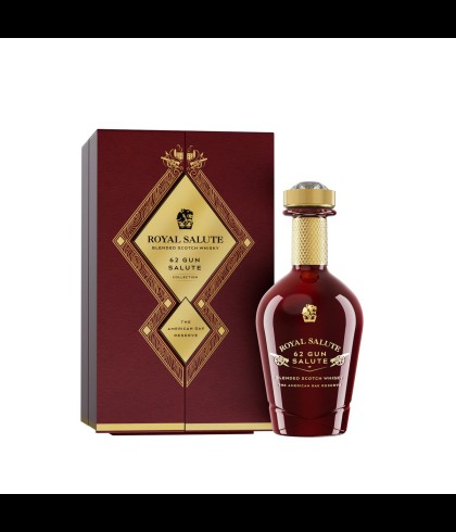 Fles Chivas Royal Salute 62 Gun Salute American Oak Reserve, whisky, op voorraad bij slijterij t Bockje in Bathmen
