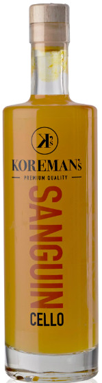 Likeur Koreman's Sanguincello van Koreman's, op voorraad bij slijterij ’t Bockje in Bathmen