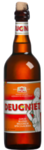 Fles Deugniet, bier van Deugniet, bij slijterij ’t Bockje in Bathmen