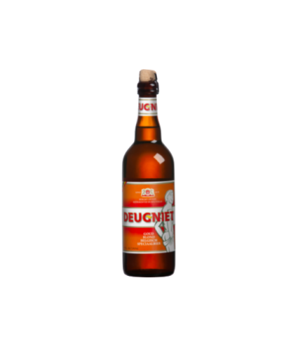 Fles Deugniet, bier van Deugniet, bij slijterij t Bockje in Bathmen