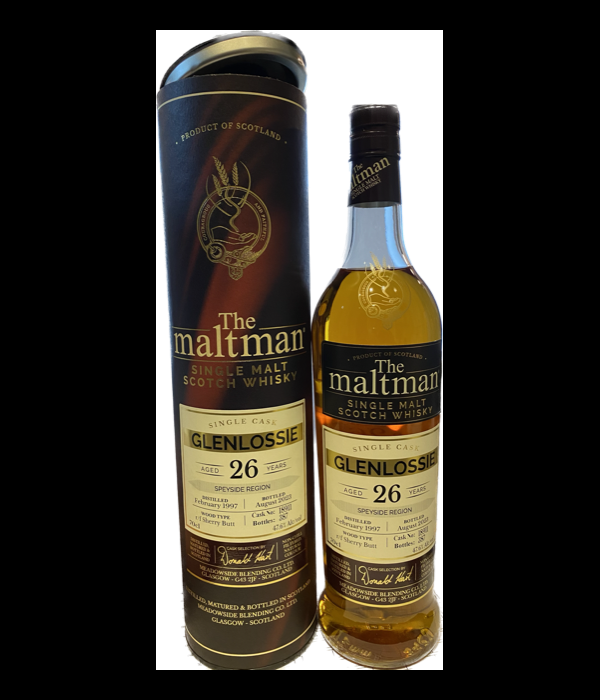 The Maltman Glenlossie 1997 26 Years Old bij t Bockje in Bathmen