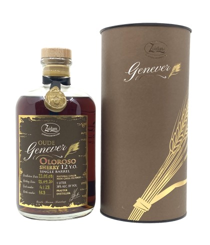 Zuidam Oude Genever Oloroso Sherry 12 Years Old Single Barrel