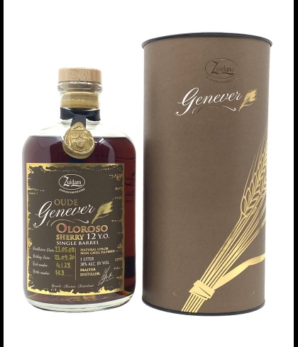 Zuidam Oude Genever Oloroso Sherry 12 Years Old Single Barrel