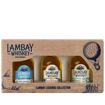 Lambay Whiskey Legends Collection Giftpack 3x5cl.
