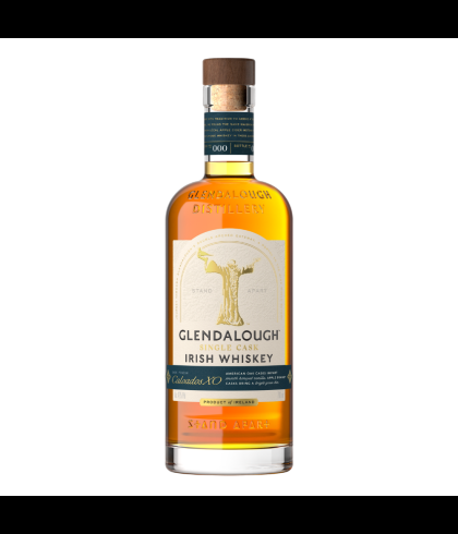 Fles Glendalough Single Cask Calvados Finish, single malt whisky, op voorraad bij slijterij t Bockje in Bathmen