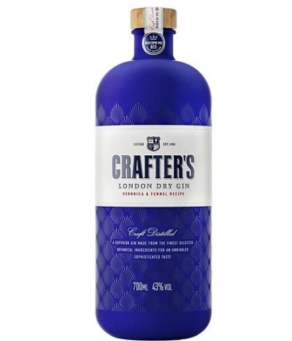 Crafters London Dry Gin, gin bij t Bockje in Bathmen