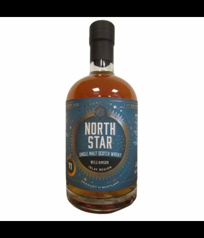Fles North Star Williamson 11 Years Old, Schotse whisky van bottelaar North Star Spirits, op voorraad bij slijterij t Bockje in Bathmen