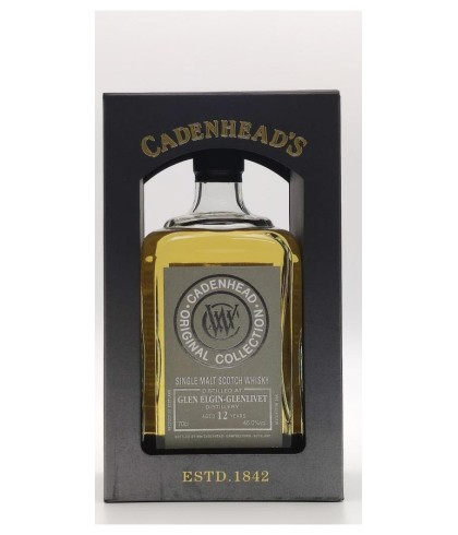 Fles Cadenhead’s Glen Elgin 12 Years Old, single malt whisky, op voorraad bij slijterij t Bockje in Bathmen