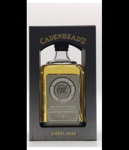 Fles Cadenhead&rsquo;s Glen Elgin 12 Years Old, single malt whisky, op voorraad bij slijterij t Bockje in Bathmen
