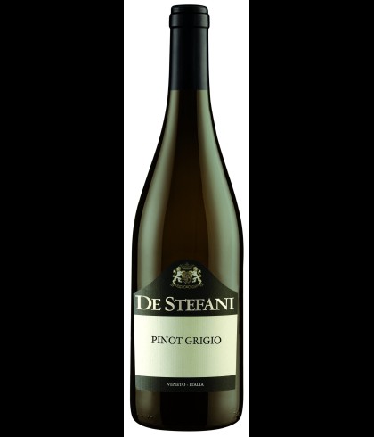 Fles De Stefani Pinot Grigio, wijn op voorraad bij slijterij t Bockje in Bathmen