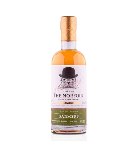 Fles The Norfolk Farmers, whisky, op voorraad bij slijterij t Bockje in Bathmen