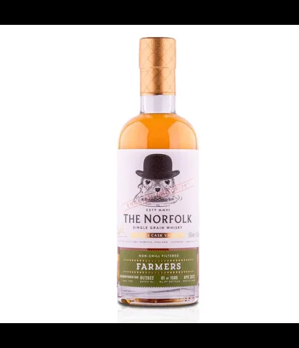 Fles The Norfolk Farmers, whisky, op voorraad bij slijterij t Bockje in Bathmen