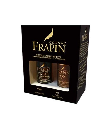 Geschenk Frapin VSOP & XO mini pack 2x50ml, bij slijterij ’t Bockje in Bathmen
