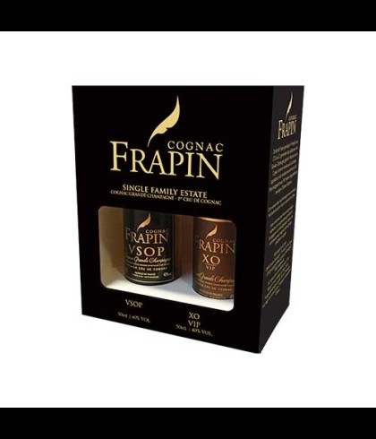 Geschenk Frapin VSOP & XO mini pack 2x50ml, bij slijterij ’t Bockje in Bathmen