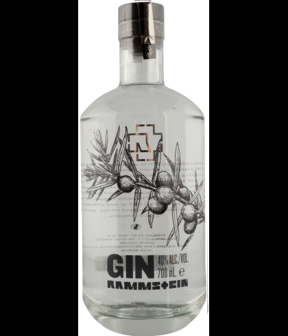 Fles Rammstein Gin, gin, op voorraad bij slijterij t Bockje in Bathmen