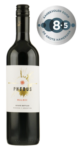 Fles Phebus Malbec Mendoza, wijn, op voorraad bij slijterij ’t Bockje in Bathmen
