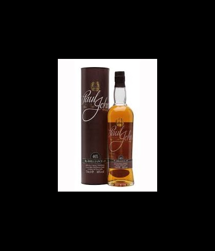 Fles Paul John Brilliance, Indiase single malt whisky uit Goa, op voorraad bij slijterij t Bockje in Bathmen