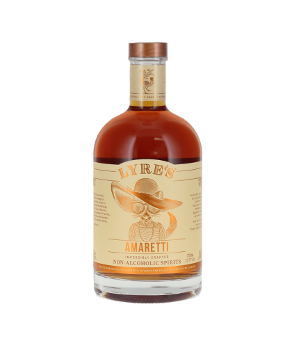 Alcoholvrije drank Lyre's Amaretti Non-alcoholic spirit van Lyre's, bij slijterij ’t Bockje in Bathmen