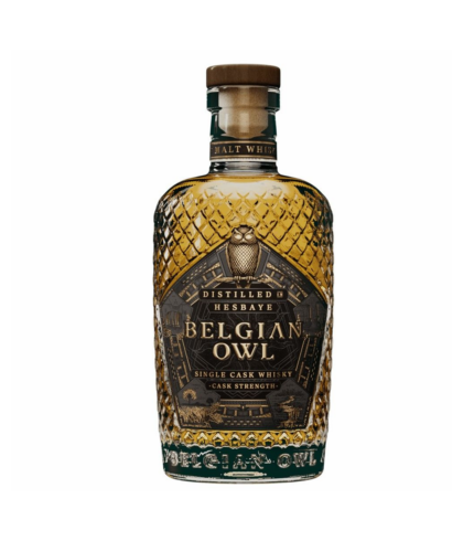 Fles Belgian Owl Intense Single Cask, single malt whisky, op voorraad bij slijterij t Bockje in Bathmen