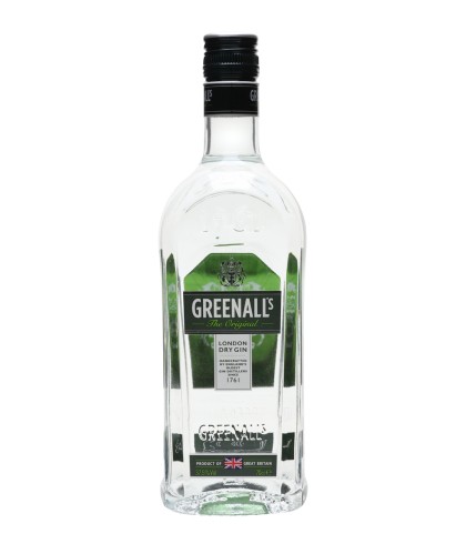 Fles Greenall's London Dry Gin, gin, op voorraad bij slijterij ’t Bockje in Bathmen