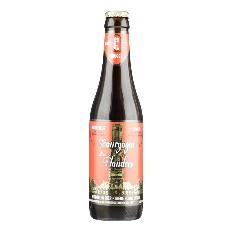 Fles Bourgogne des Flandres Bruinen Os, bier van Bourgogne Des Flandres, op voorraad bij slijterij t Bockje in Bathmen