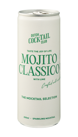 Alcoholvrije drank Dutch Cocktail Club Mocktail Mojito Classico van Dutch Cocktail Club, bij slijterij ’t Bockje in Bathmen