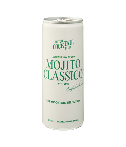 Alcoholvrije drank Dutch Cocktail Club Mocktail Mojito Classico van Dutch Cocktail Club, bij slijterij ’t Bockje in Bathmen