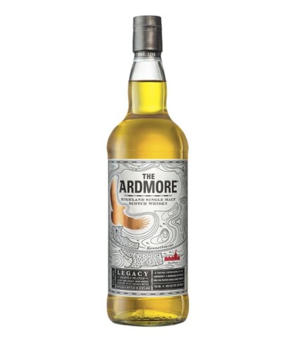 Fles The Ardmore Legacy, geturfde Highland single malt van de Ardmore-distilleerderij, op voorraad bij slijterij t Bockje in Bathmen