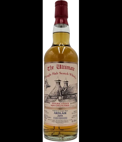 Fles The Ultimate Ardlaird 2011 Cask Strength 13 Years Old, enkel vat gebotteld door The Ultimate uit Amersfoort, op voorraad bij slijterij t Bockje in Bathmen
