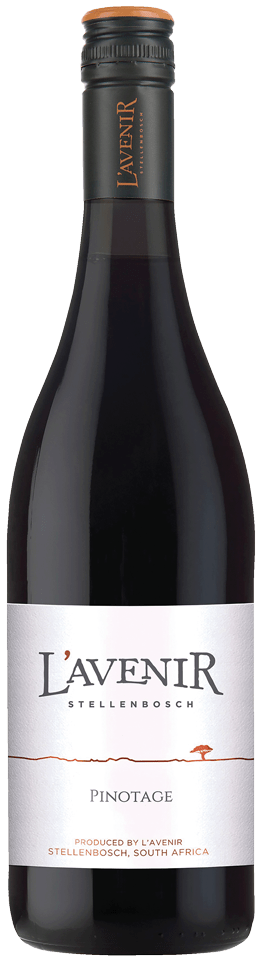 Fles L'Avenir Horizon Pinotage, wijn, op voorraad bij slijterij ’t Bockje in Bathmen