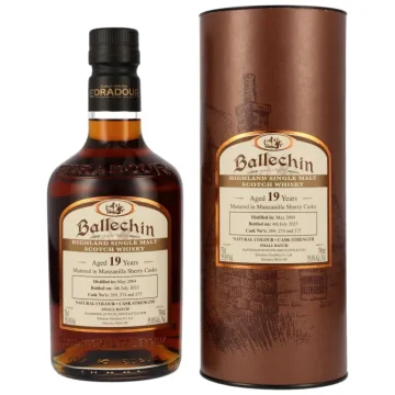 Ballechin 2004 Manzanilla Cask 19 Years Old
