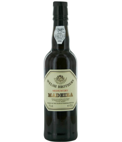 Madeira of marsala Welsh Brothers Madeira Medium Dry halfje van WELSH BROTHERS Madeira, bij slijterij ’t Bockje in Bathmen
