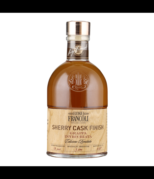 Francoli Grappa Sherry Cask Finish bij t Bockje in Bathmen