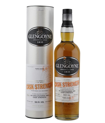 Fles Glengoyne Cask Strength Batch 7, single malt whisky, op voorraad bij slijterij t Bockje in Bathmen