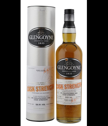 Fles Glengoyne Cask Strength Batch 7, single malt whisky, op voorraad bij slijterij t Bockje in Bathmen
