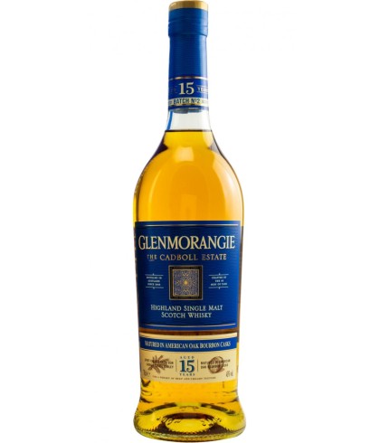 Fles Glenmorang The Cadbol 15 years old, whisky, op voorraad bij slijterij ’t Bockje in Bathmen