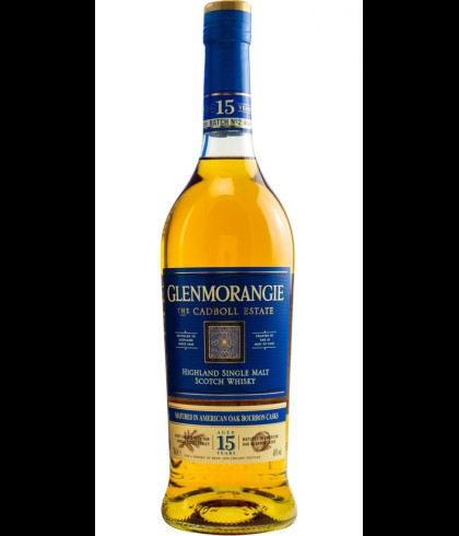 Fles Glenmorang The Cadbol 15 years old, whisky, op voorraad bij slijterij ’t Bockje in Bathmen