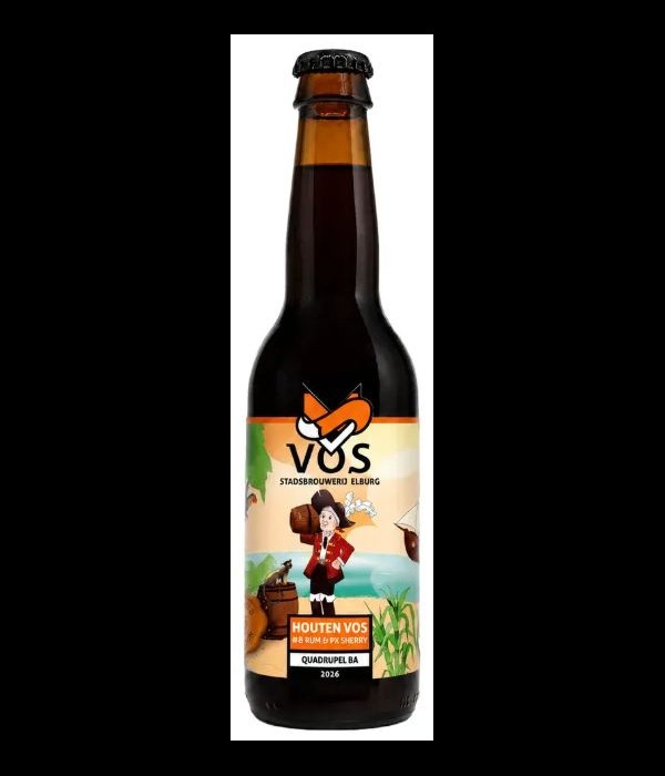 Brouwerij Vos Houten Vos #8 Barrel Aged serie bij t Bockje in Bathmen