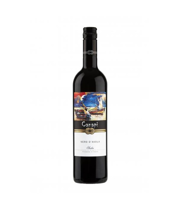 Canapi Nero d’Avola Vegan, wijn bij t Bockje in Bathmen