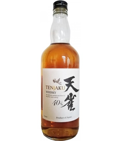 Fles TENJAKU Blended, whisky, bij slijterij ’t Bockje in Bathmen