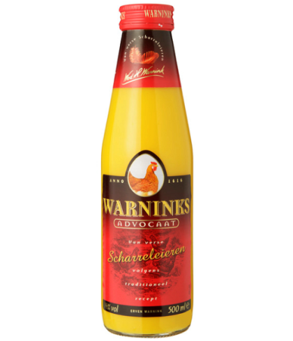Advocaat Warninks Scharreladvocaat van Warninks, bij slijterij ’t Bockje in Bathmen