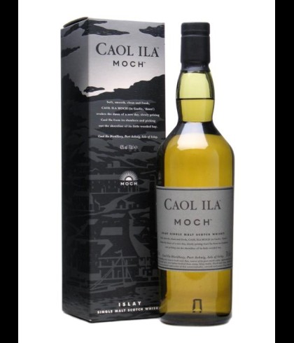 Fles Caol Ila Moch, single malt whisky, op voorraad bij slijterij t Bockje in Bathmen
