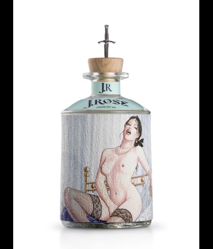 Fles J.Rose London Dry Artisan Gin #6, gin, op voorraad bij slijterij t Bockje in Bathmen